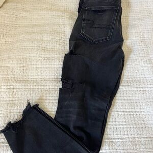 American Eagle super stretch X distressed ankle